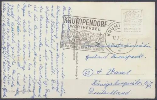 Pörtschach am Wörthersee, Ortsansicht mit Karawanken - 412415