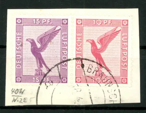 Deutsches Reich, MiNr. W 22, Briefstück - 691291