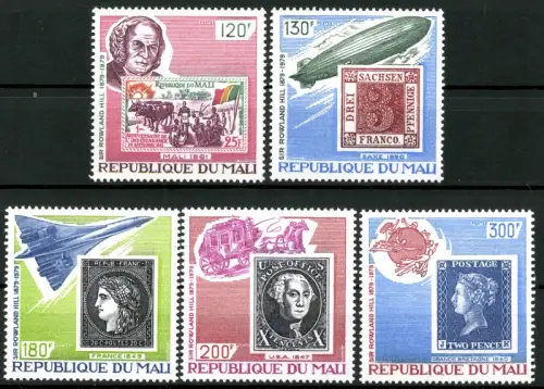 Mali, MiNr. 701-705, postfrisch - 691481