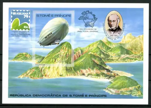 Sao Tome + Principe, MiNr. Block 36 B, postfrisch - 691495