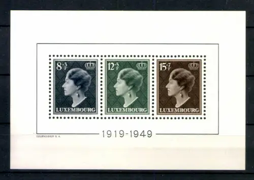 Luxemburg, MiNr. Block 7, postfrisch - 692553