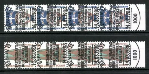 Berlin, MiNr. 814-815, Viererstreifen, gestempelt - 606722