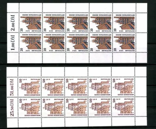 Deutschland (BRD), MiNr. 2224-2225, Kleinbögen, postfrisch - 607549