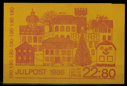 Schweden, MiNr. 1409-1412, MH 117, postfrisch - 609306