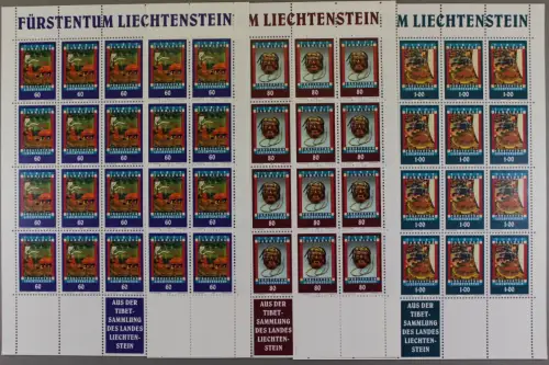 Liechtenstein, MiNr. 1061-1063, 20er Kleinbogen, postfrisch - 610150