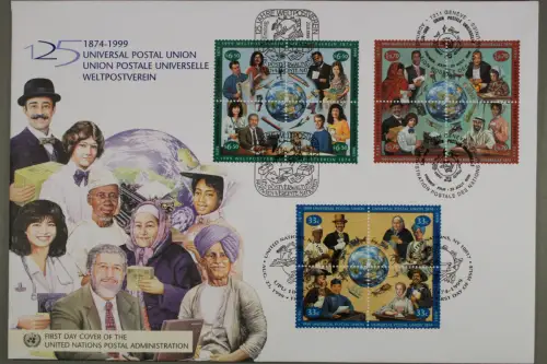 UNO Wien, MiNr. 294-297 Zd, Gemeinschaftsausgaben, FDC - 610213M