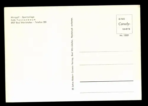 Bad Wörishofen, Cafe Tannenbaum, Minigolf-Anlage - 414528