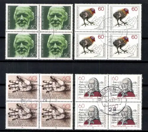 Deutschland (BRD), MiNr. 1056,1085,1102,1104 VB, gestempelt - 612874