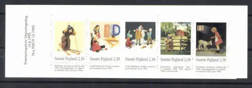 Finnland, MiNr. 1218-1222 im MH 34, postfrisch - 612920