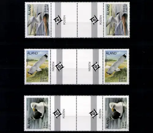 Aland, 10 Zwischenstegpaare aus 2000, postfrisch / MNH - 610840