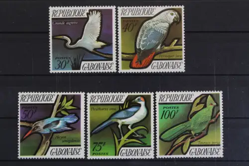 Gabun, Vögel, MiNr. 448-452, postfrisch - 613511