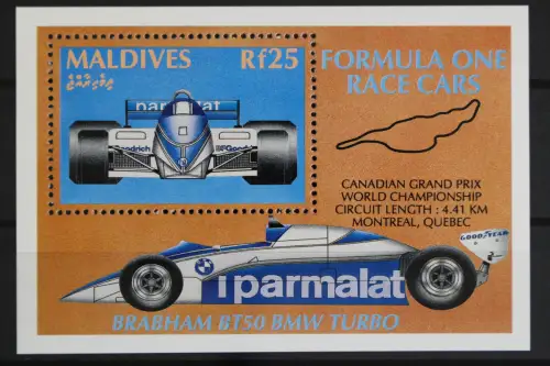 Malediven, Auto, MiNr. Block 207, postfrisch - 614509