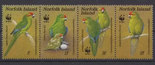 Norfolk Inseln, MiNr. 421-424 Viererstreifen, postfrisch - 693246