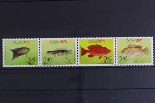 Macau, Fische / Meerestiere, MiNr. 645-648 ZD, postfrisch - 616803
