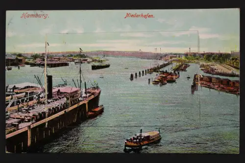 Hamburg, Niederhafen, Leporello mit 10 Bildern - 415830