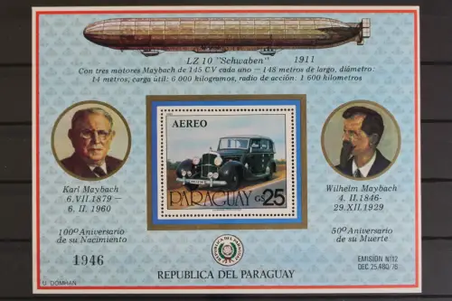 Paraguay, MiNr. Block 349, postfrisch - 614470