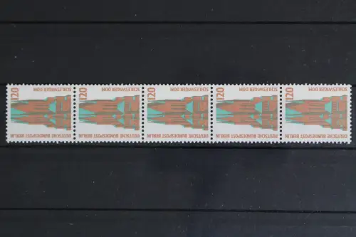 Berlin, MiNr. 815 R, 5er Streifen, ZN 100, postfrisch - 618440