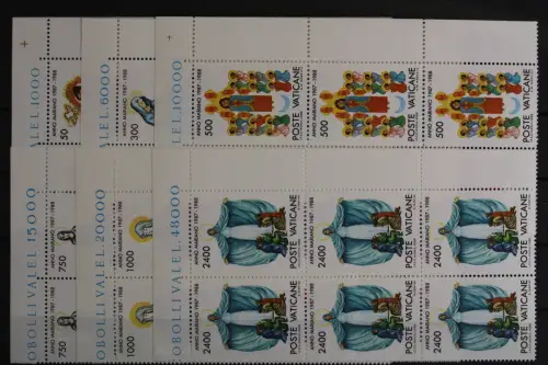 Vatikan, MiNr. 940-945, 6er Bogenteil, Ecke re. oben, postfrisch - 621570