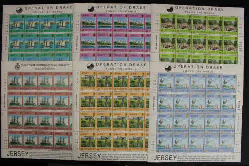 Jersey, MiNr. 228-233, 20er Bögen, postfrisch - 621612M