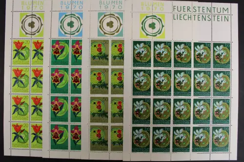 Liechtenstein, MiNr. 521-524, 20er Bögen, postfrisch - 621532