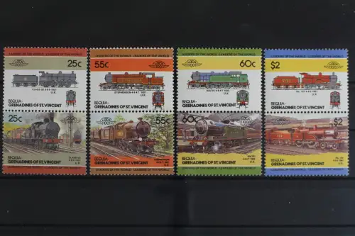 St. Vincent-Grenadinen-Bequia, MiNr. 82-89 Paare, postfrisch - 623788