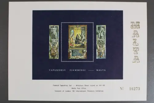 Malta, MiNr. Block 6, Sonderdruck, ohne Gummierung - 623802