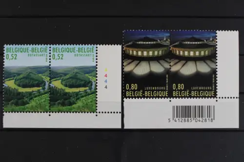 Belgien, MiNr. 3724-3725, Paare, Ecken re. unten, postfrisch - 621439