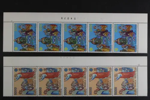 Vatikan, MiNr. 842-843, 5er Bogenteil, postfrisch - 621642M