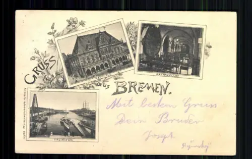Bremen, Rathaus, Ratskeller, Freihafen - 416710