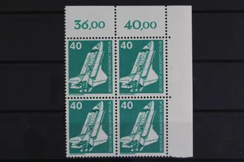 Berlin, MiNr. 498, 4er Block, Ecke re. oben, postfrisch - 623292