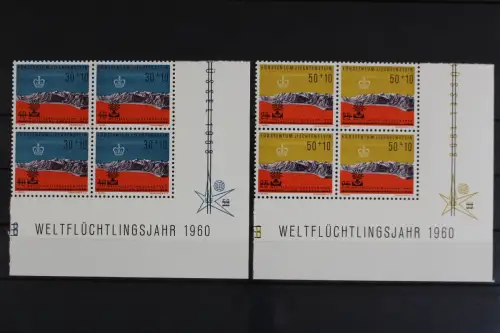 Liechtenstein, MiNr. 389-390, 4er Block, Ecke re. unten, postfrisch - 624277