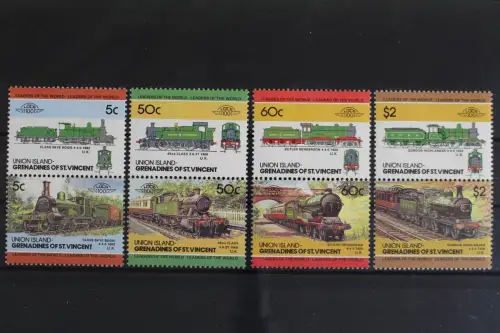 St. Vincent-Grenadinen-Union Island, MiNr. 86-93 Paare, postfrisch - 623785