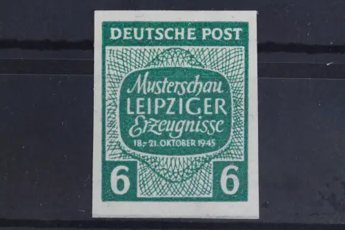 SBZ, MiNr. 124 Y ungezähnt, Falz, BPP Signatur - 625488