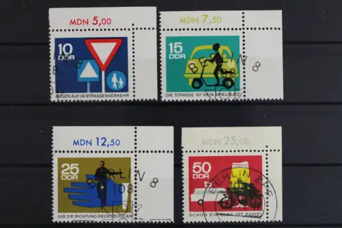 DDR, MiNr. 1169-1172, Ecken rechts oben, gestempelt - 628577