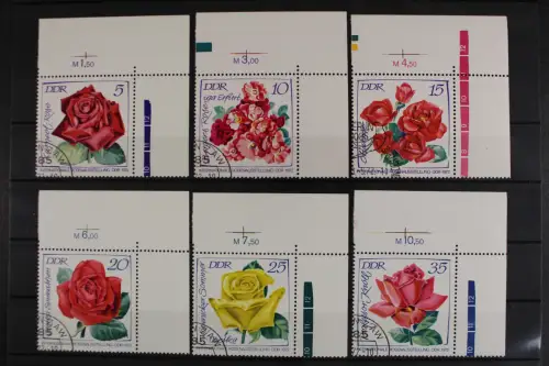 DDR, MiNr. 1763-1768, Ecken rechts oben, gestempelt - 629299