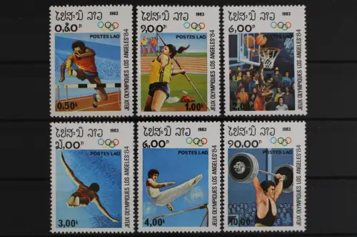 Laos, Olympiade, MiNr. 618-623, postfrisch - 630118