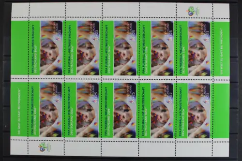 Deutschland, MiNr. 2325, Kleinbogen Fußball WM 2006, postfrisch - 630546