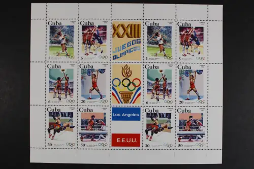 Kuba, MiNr. 2716-2721, Bogen, postfrisch - 631857