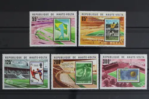 Obervolta, MiNr. 740-744, Fußball WM 1978, postfrisch - 631632