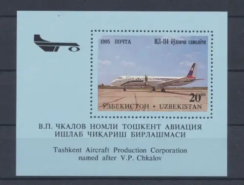 Usbekistan, MiNr. Block 8, postfrisch - 694009