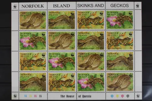 Norfolk Inseln, MiNr. 604-607, Bogen, postfrisch - 634750