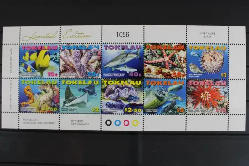 Tokelau Inseln, MiNr. 372-381, Kleinbogen, postfrisch - 633341
