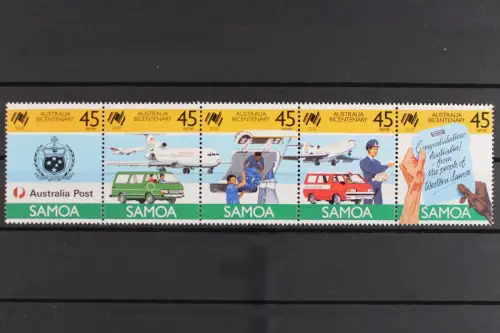 Samoa, MiNr. 630-634 ZD, Flugzeug, Auto, postfrisch - 632462