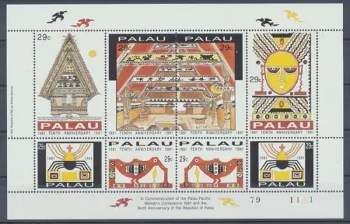 Palau, MiNr. 474-481 Kleinbogen, postfrisch - 693974