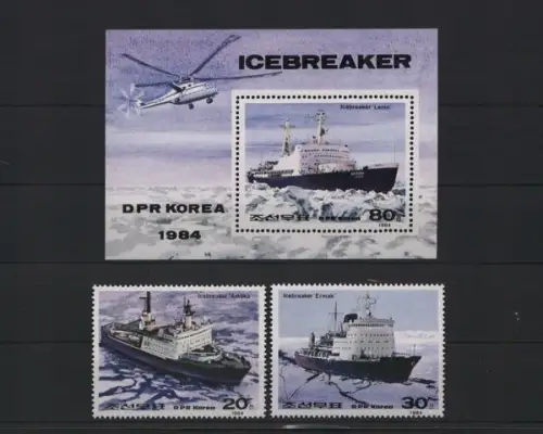 Korea - Nord, Michel Nr. 2526-2527 + Block 191, postfrisch - 694001