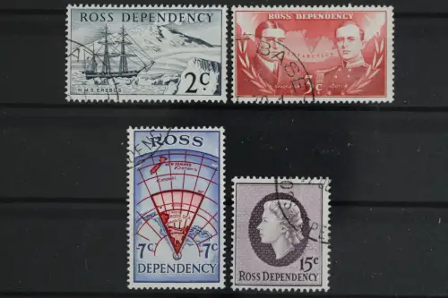 Ross - Gebiet, MiNr. 5-8, Scott, gestempelt - 632921