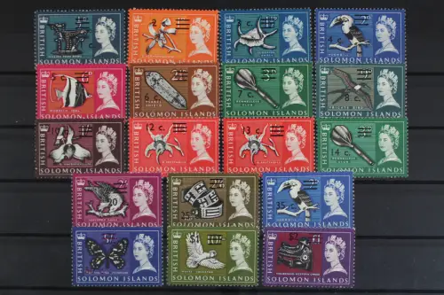 Salomoninseln, MiNr. 136-153, postfrisch - 633569