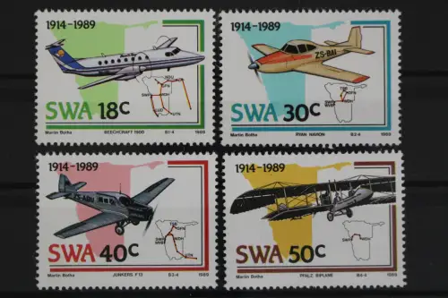 Namibia - Südwestafrika, MiNr. 637-640, Flugzeuge, postfrisch - 634736