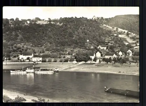 Diesbar-Seußlitz/Elbe, Ortsansicht, Schiffsanlegestelle - 418309