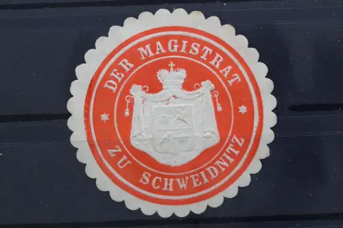 Schweidnitz, Der Magistrat, Siegelmarke - 638674